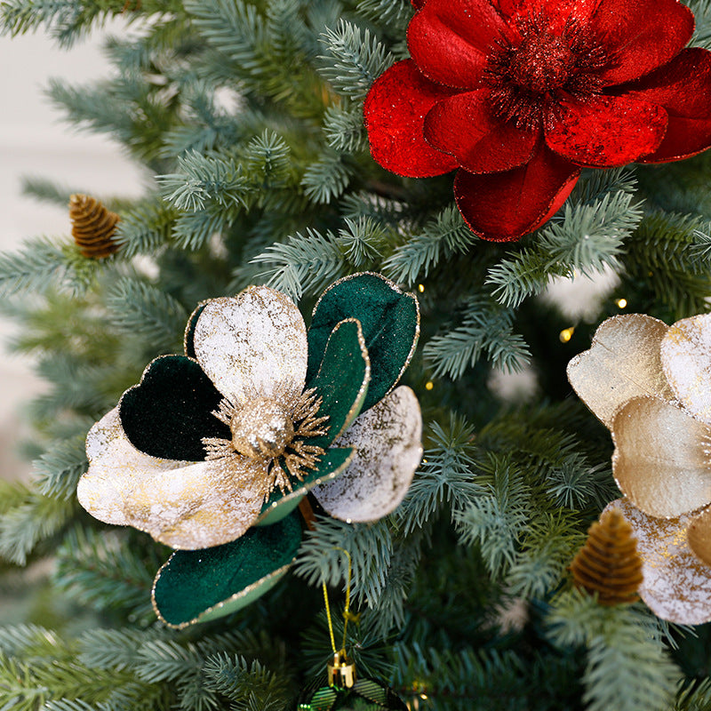 Christmas Flower Ornaments Christmas Tree Decorations - uniqe store 