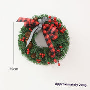 Christmas Garland Bow Christmas Door Hanging Window Decoration Christmas Decorations - uniqe store 